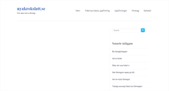 Desktop Screenshot of nyakrokslatt.se